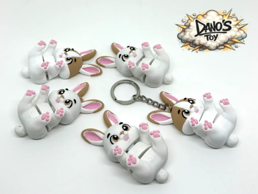 Cute flexi bunny - Dano's toy