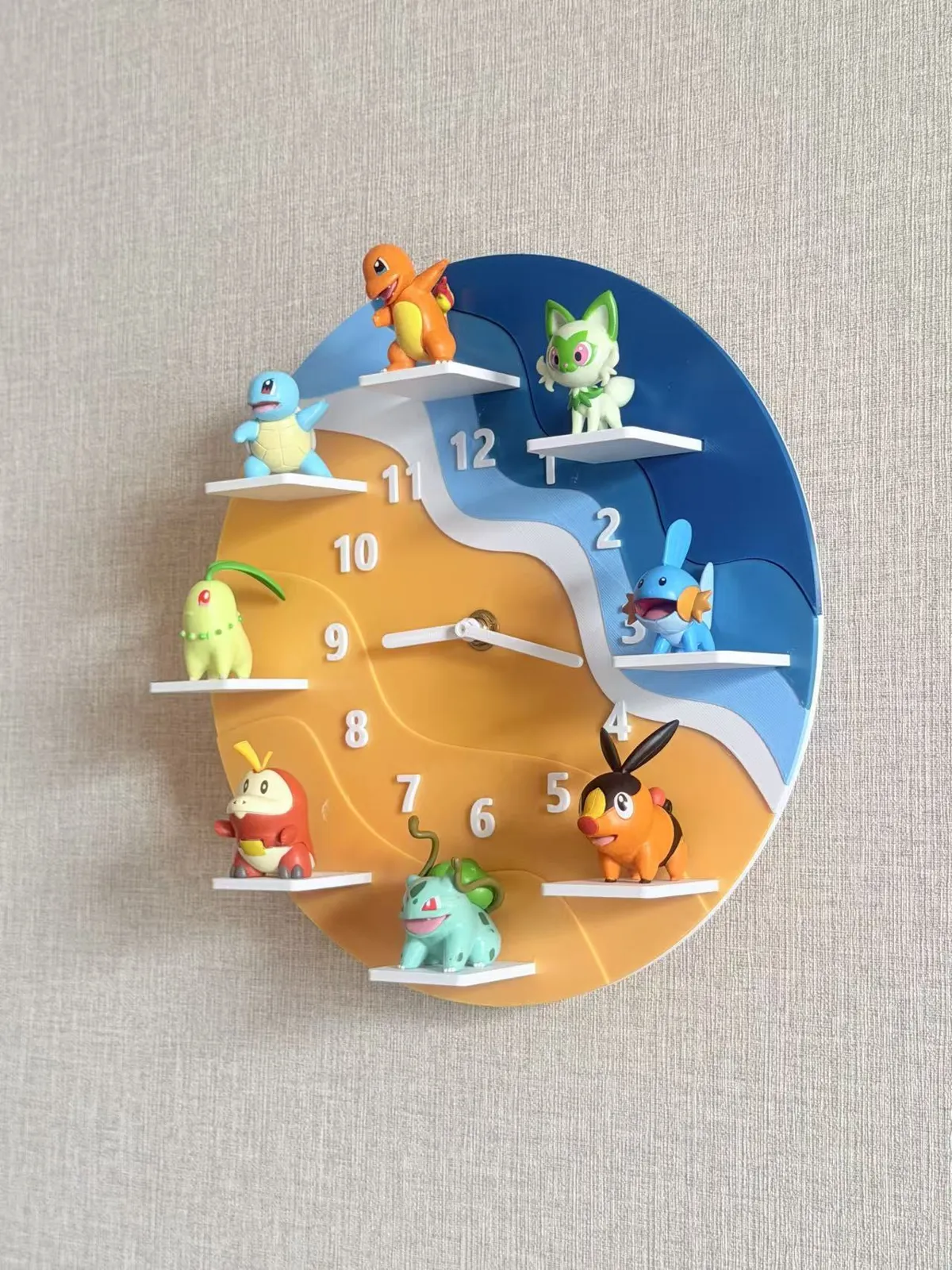 DIY Figurine Wall Clock, photo 3 of 4 - DIY Figurine Wall Clock Home Decor Items