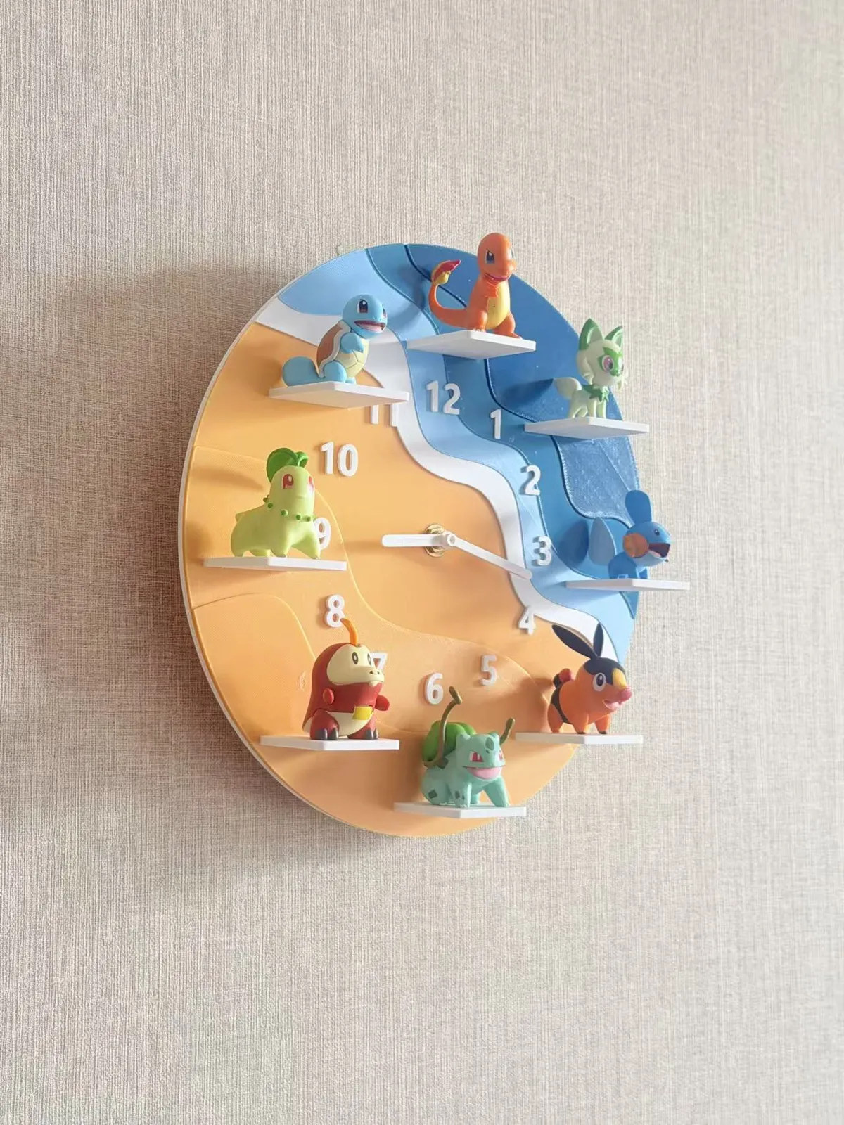 DIY Figurine Wall Clock, photo 4 of 4 - DIY Figurine Wall Clock Home Decor Items