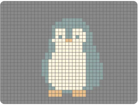 Pixel penguin