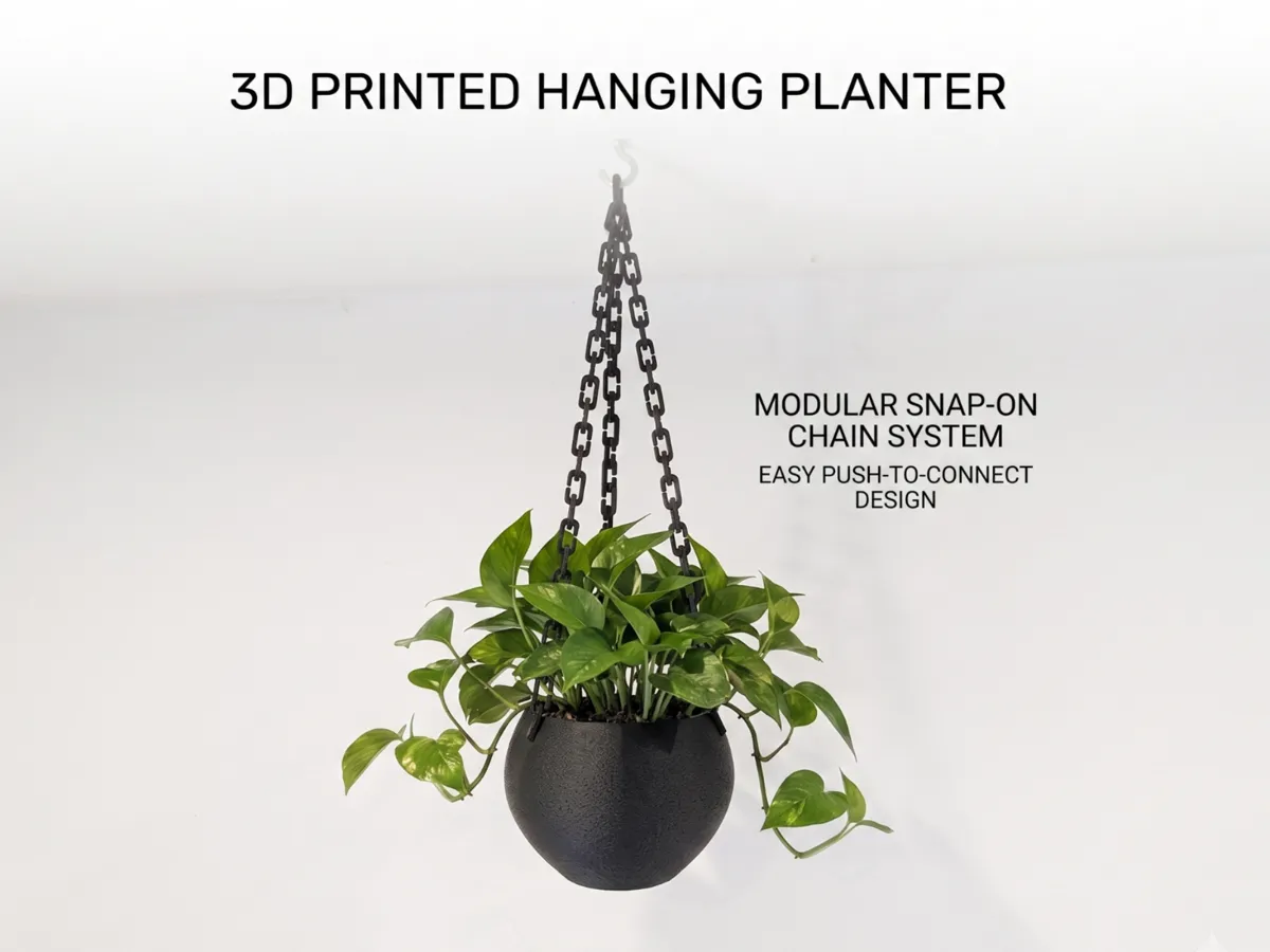 Hanging Planter Selbstbewässernd & Modulare Kette
