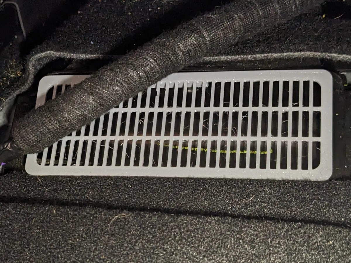 Tesla Model 3 Floor Vent Cover Grille, photo 3 of 3 - Tesla Model 3 Floor Vent Cover Grille Car & Vehicle