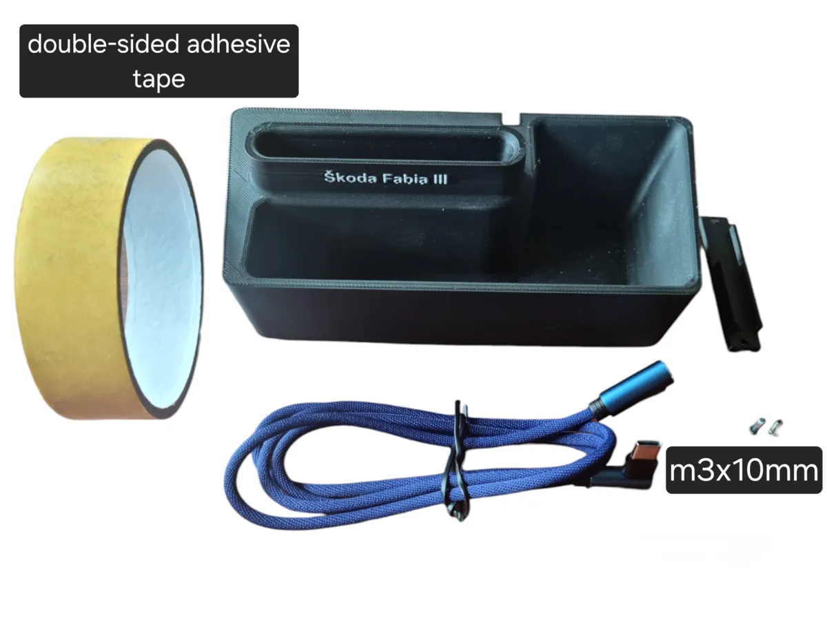 Skoda Fabia III Phone Holder for Android Auto, photo 2 of 4 - Skoda Fabia III Phone Holder for Android Auto Mobile & Device Accessories