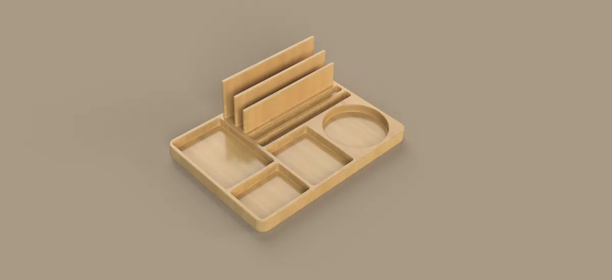 Elegant Desk Tray Office Organizer