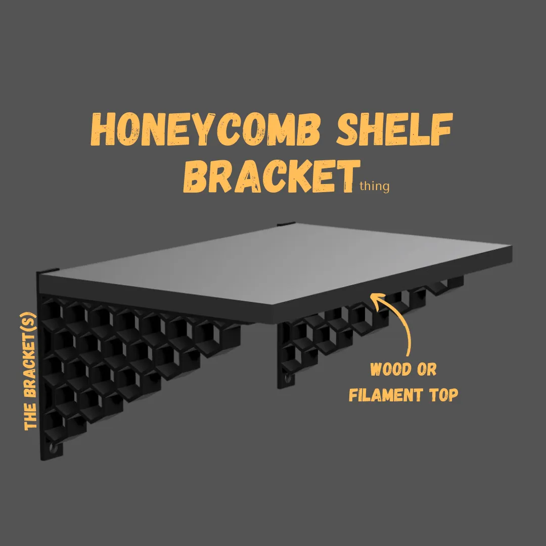 Honeycomb Shelf Bracket / Support