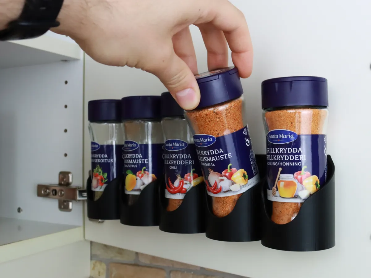 Spice Rack for Large Jars | Wall Mounted - Spice Racks & Organisers, in stock in India