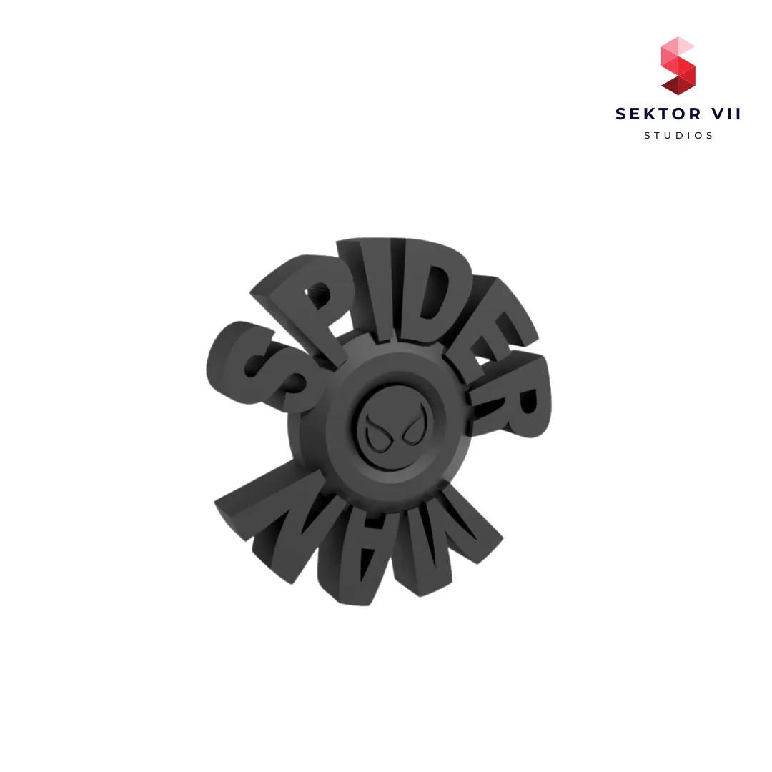 SPIDER-MAN FIDGET TOY / SPINNER, photo 2 of 3 - SPIDER-MAN FIDGET TOY / SPINNER Toys & Games