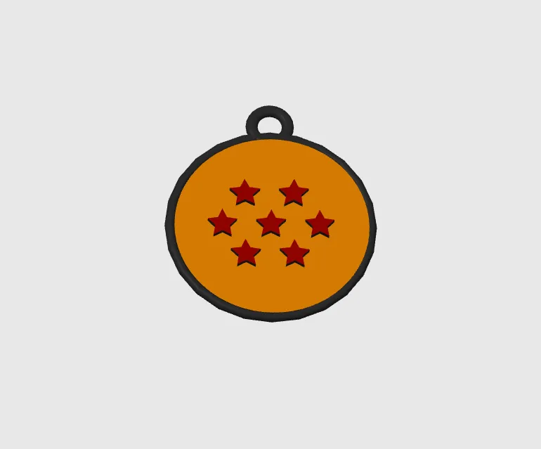 7's Dragon Ball Keychain, photo 2 of 3 - 7's Dragon Ball Keychain Keychains