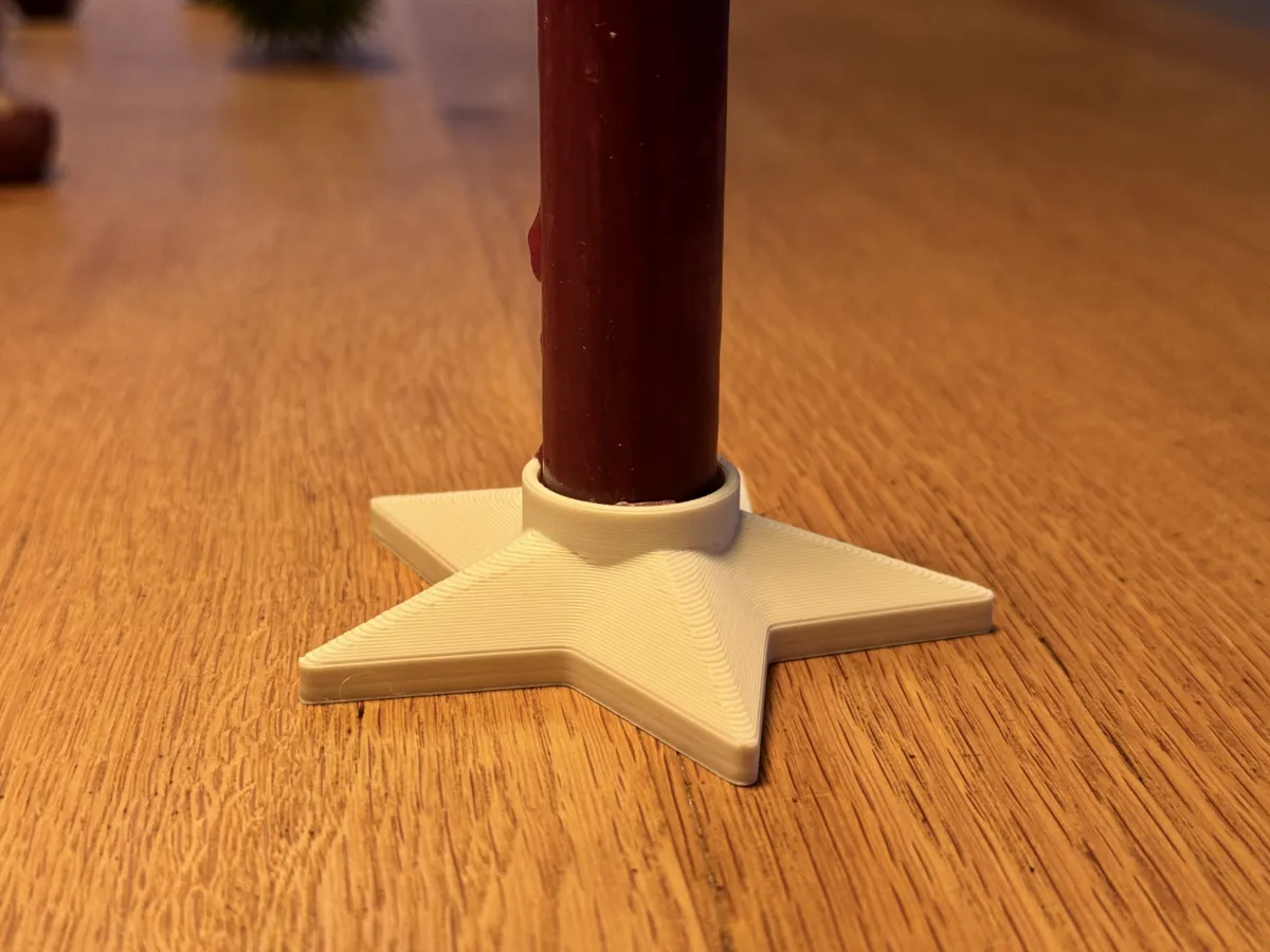 Christmas Star Candle Holder, photo 2 of 2 - Christmas Star Candle Holder Household