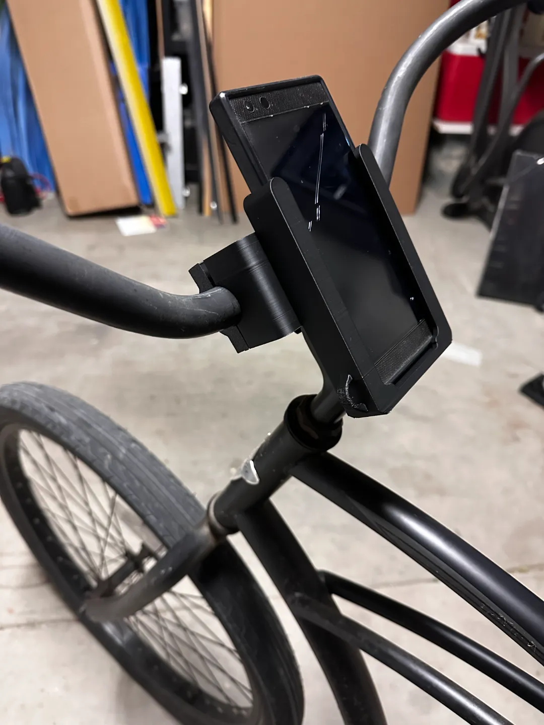 Beach Cruiser Bicycle Phone Mount, photo 3 of 4 - Beach Cruiser Bicycle Phone Mount Mobile & Device Accessories