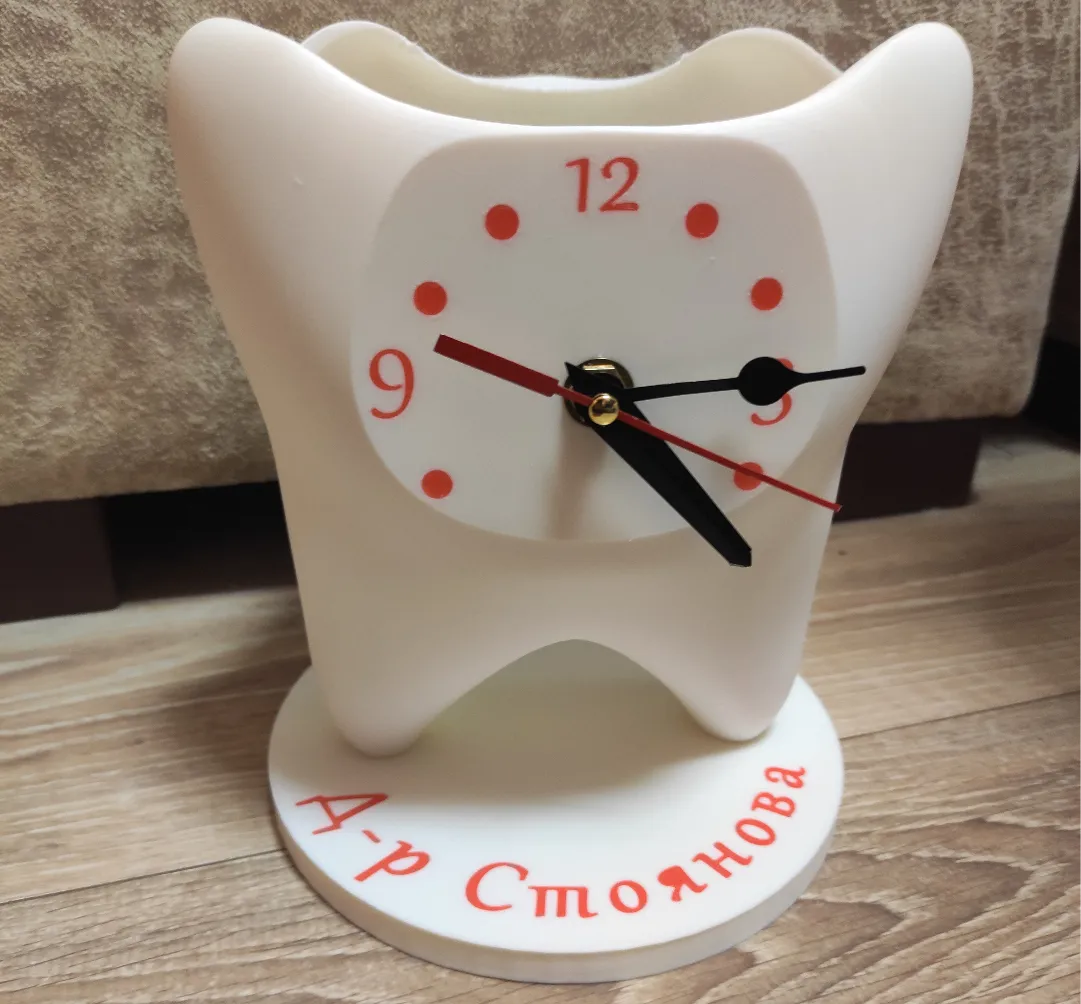 Tooth clock dental pen holder - Clock Kits, Faces & Parts, in stock in India