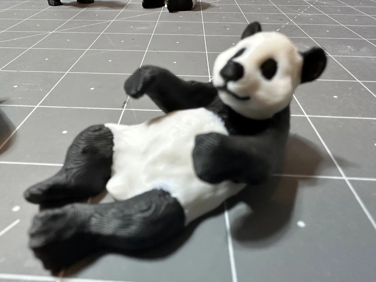 Miniature panda #3, photo 2 of 4 - Miniature panda #3 Figurines & Collectibles