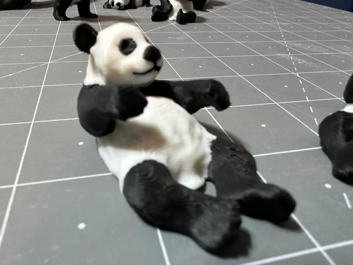Miniature panda #3, photo 4 of 4 - Miniature panda #3 Figurines & Collectibles