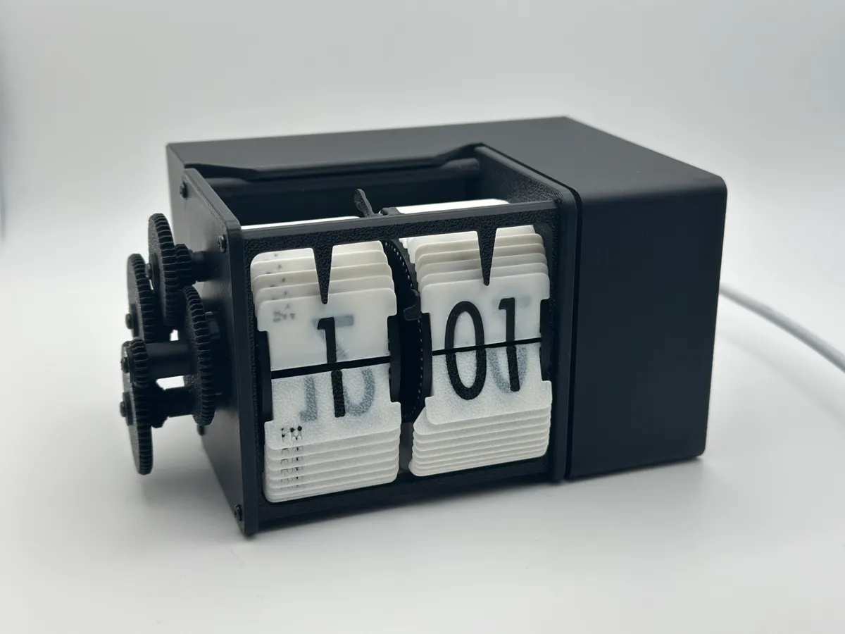 Case for Flip Clock Mechanism