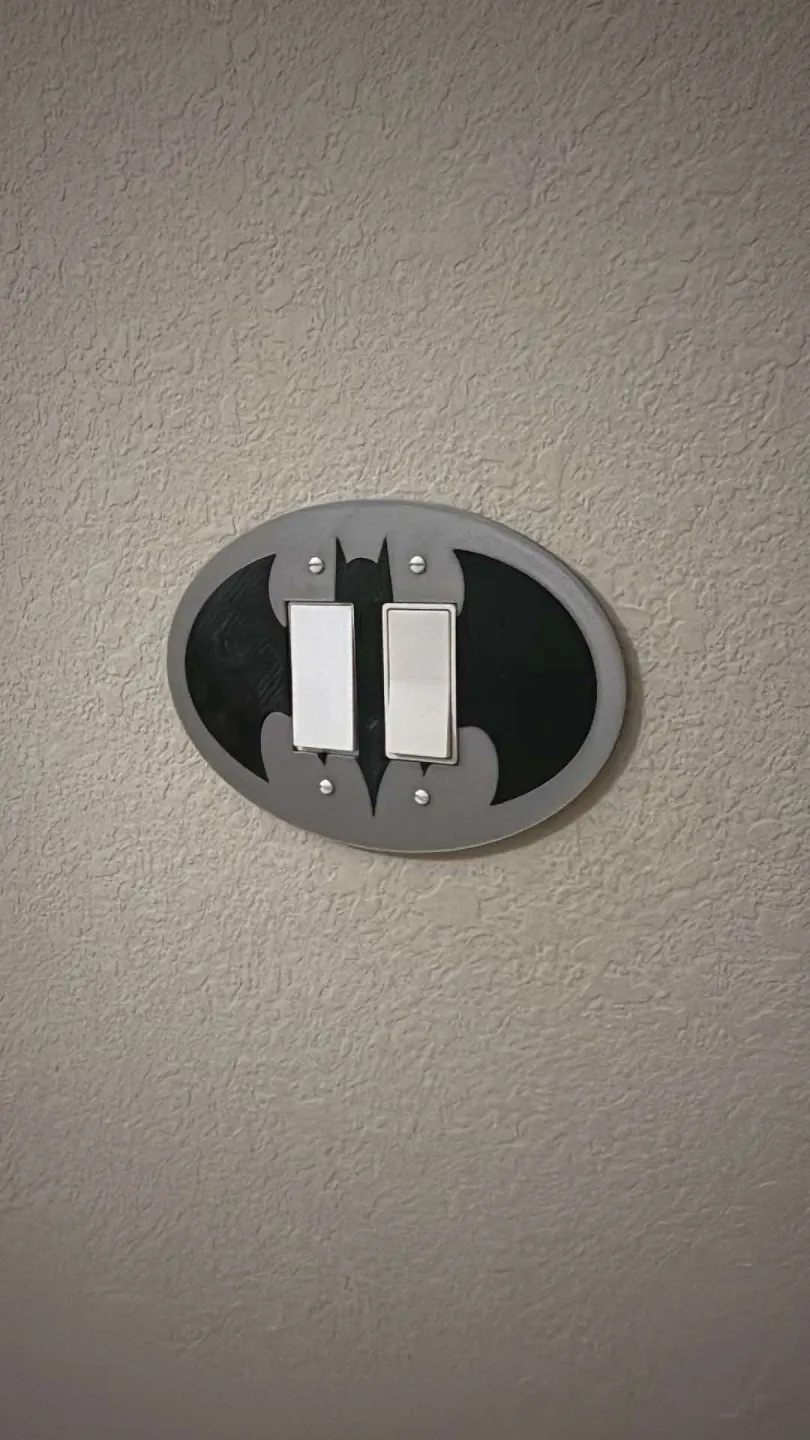 Batman Light Switch Cover Required, photo 2 of 4 - Batman Light Switch Cover Required Household