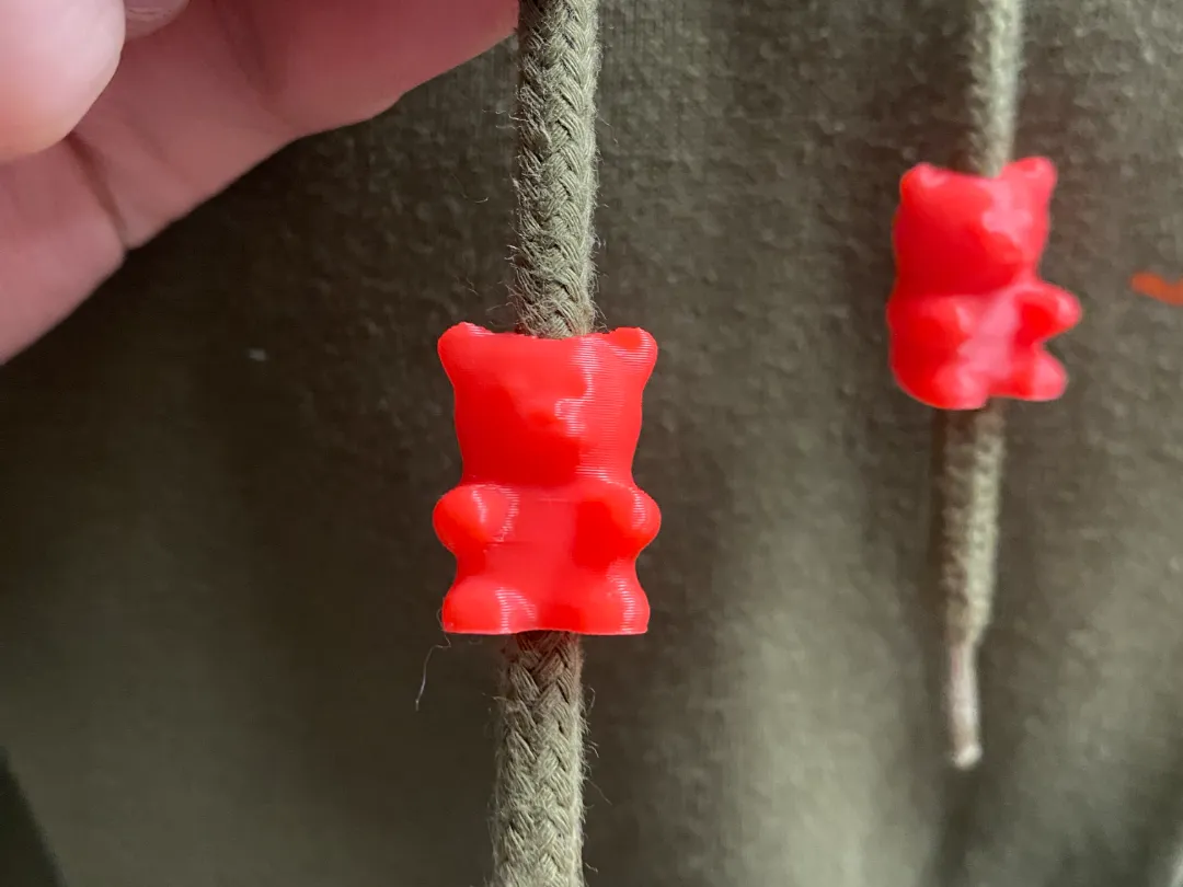Gummy bear drawstrings