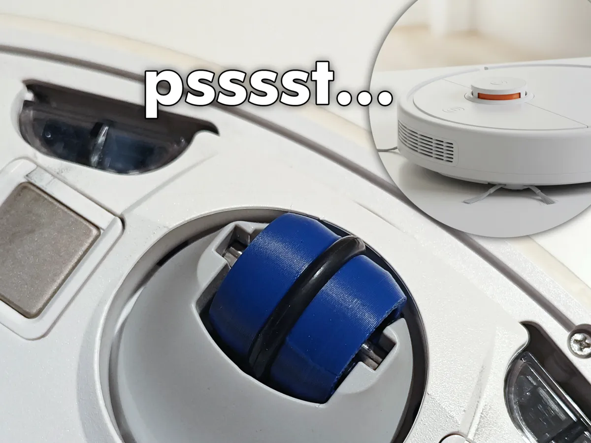 Quiet Wheel for Robot Vacuum