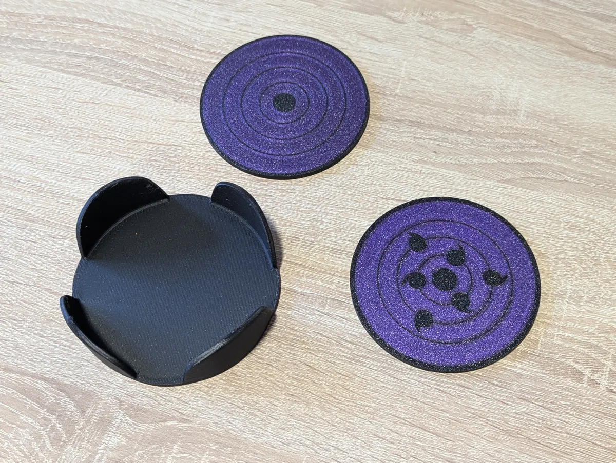 Naruto Coasters, photo 3 of 4 - Naruto Coasters Home Decor Items