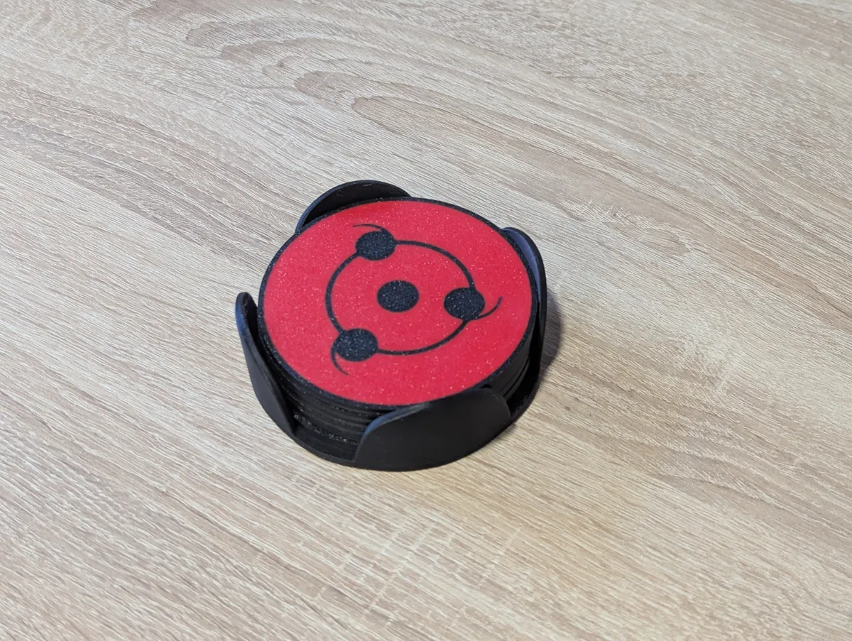 Naruto Coasters, photo 4 of 4 - Naruto Coasters Home Decor Items