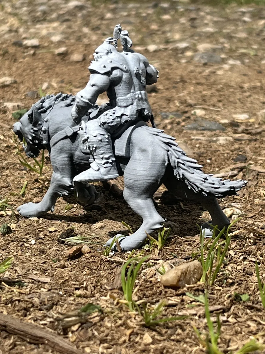figurine miniature orc and horse, photo 4 of 4 - figurine miniature orc and horse Figurines & Collectibles
