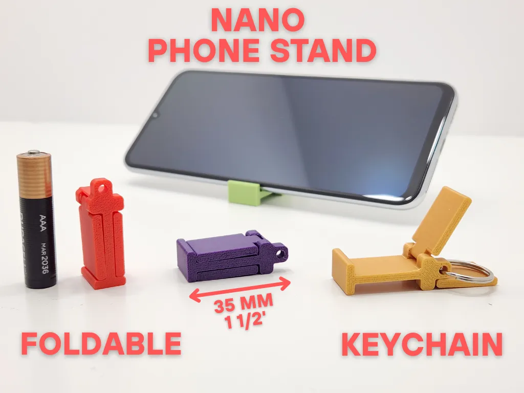 Nano Keychain Phone Stand