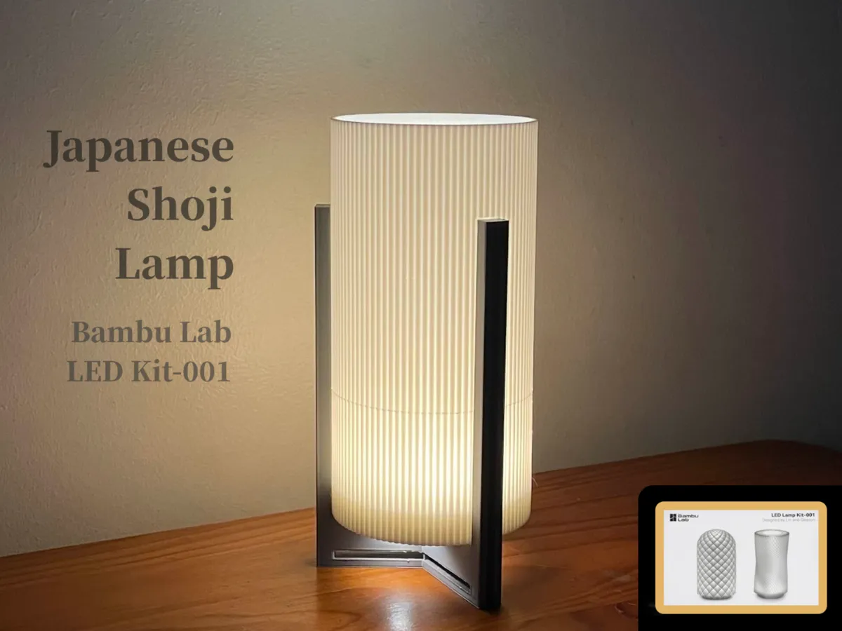 Japanese Shoji Lamp - LED Lamp Kit 001