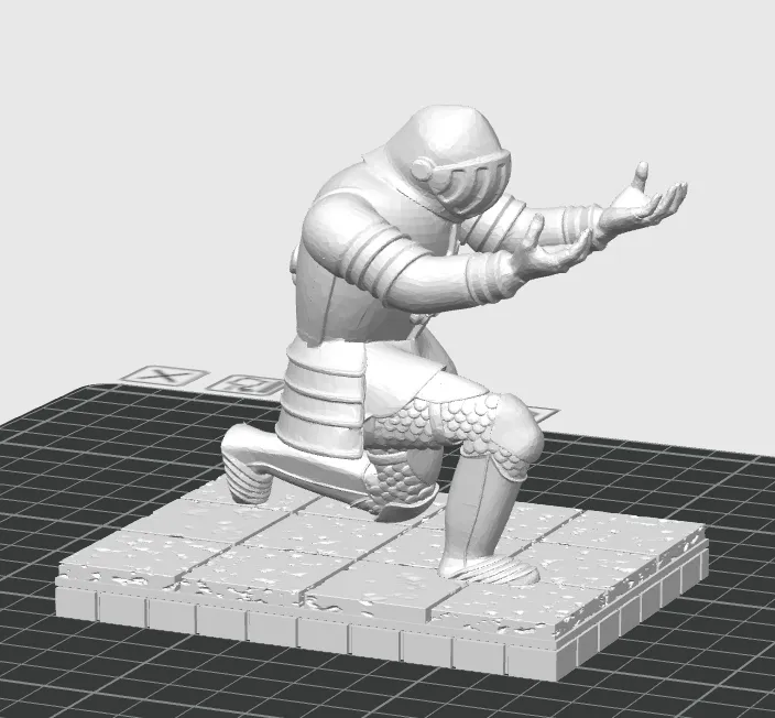 Mideval Knight Pen Holder