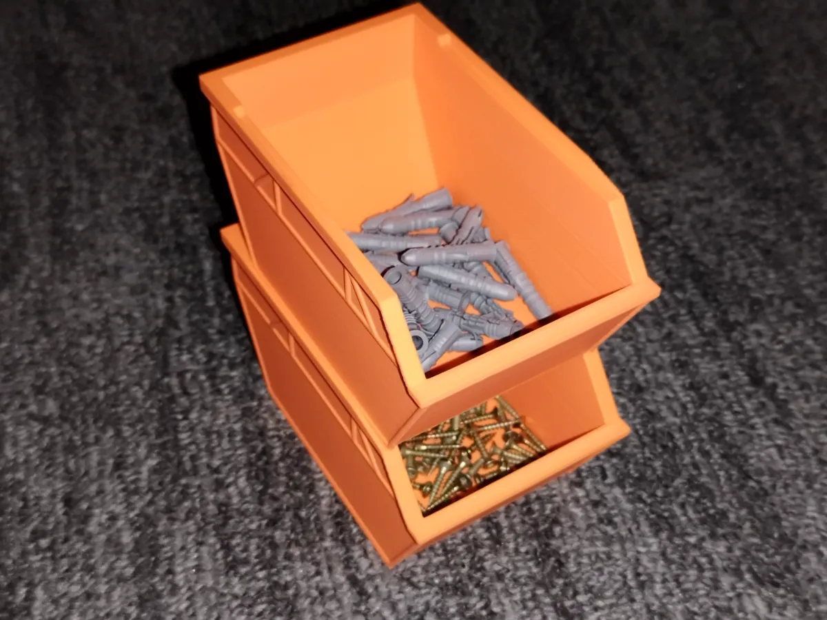Heavy Duty Stackable Workshop Bins