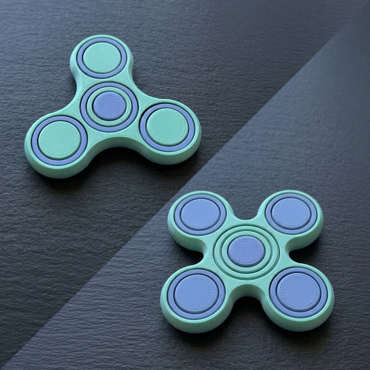 Fidget Gyro Spinners (2 Sizes), photo 2 of 2 - Fidget Gyro Spinners (2 Sizes) Fidget & Sensory Toys
