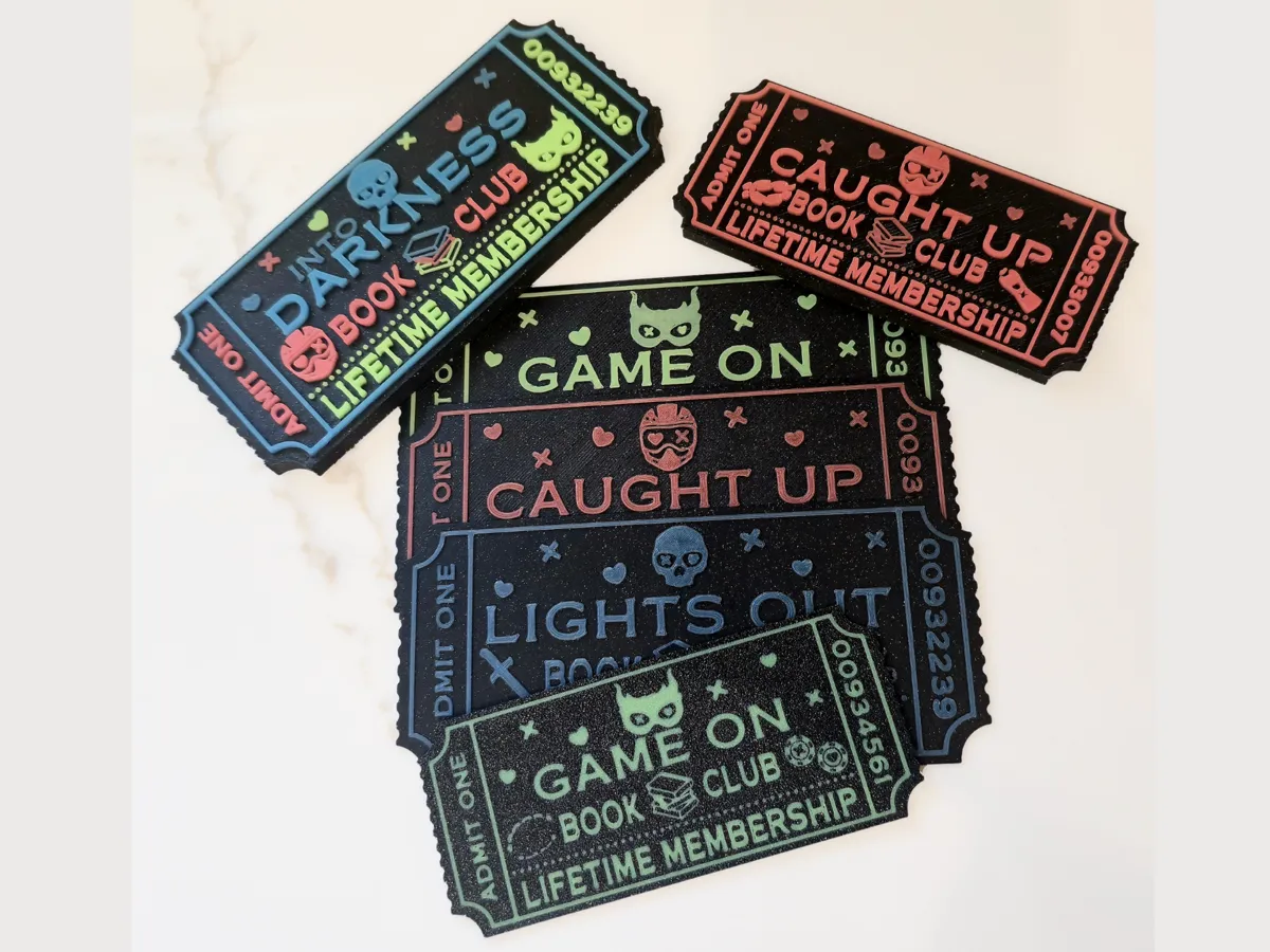 Into Darkness Ticket Bookmarks
