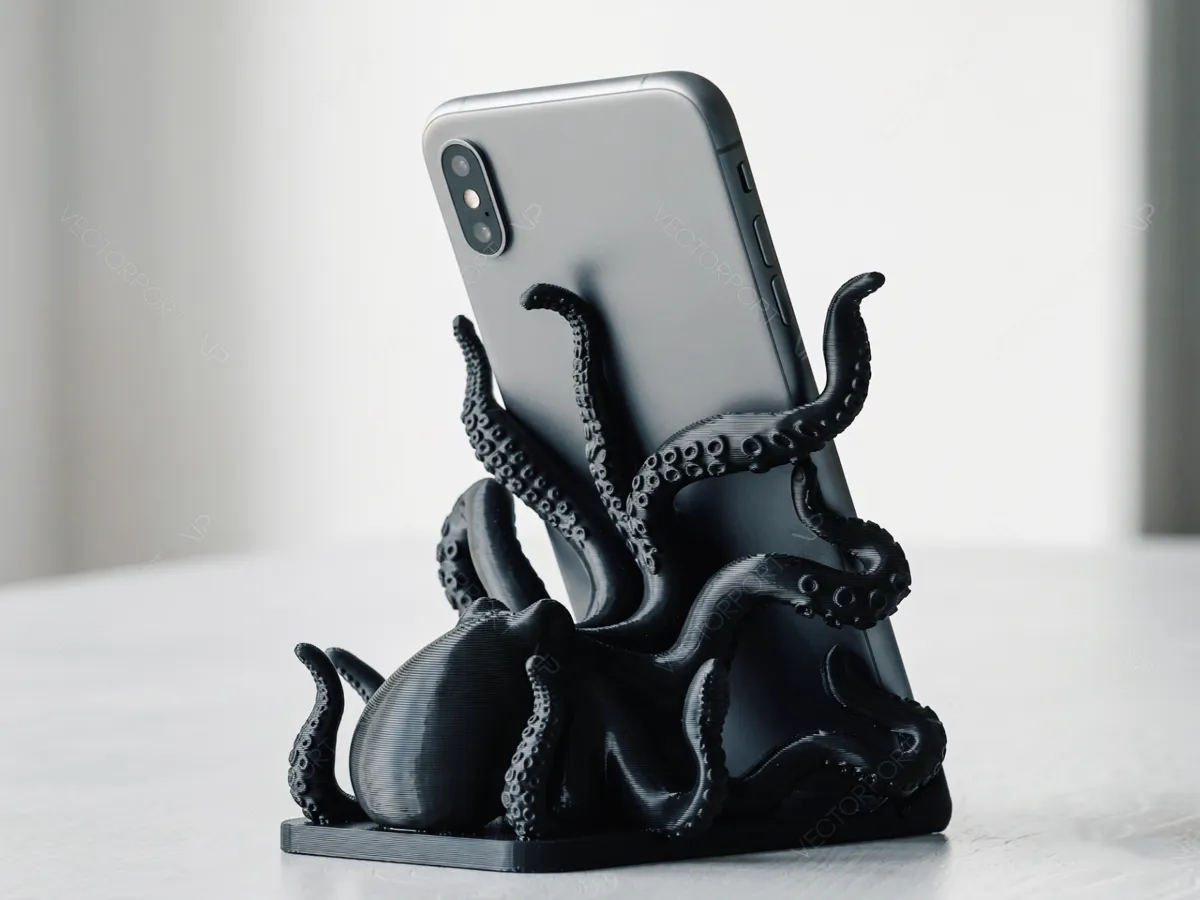 Tentacle Phone Stand Desk Sculpture