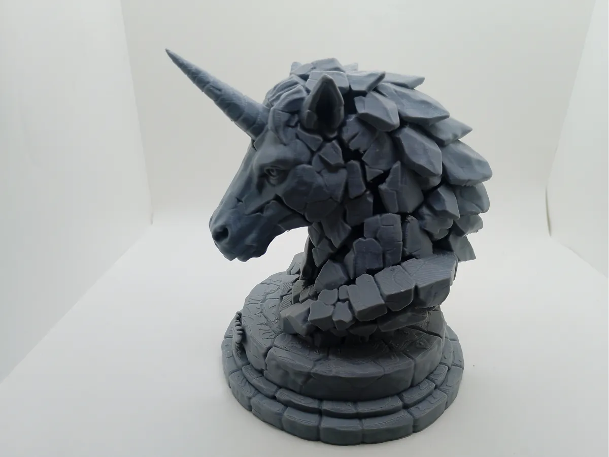 Unicorn Fragment Sculpture Bust - Sculptures, in stock in India