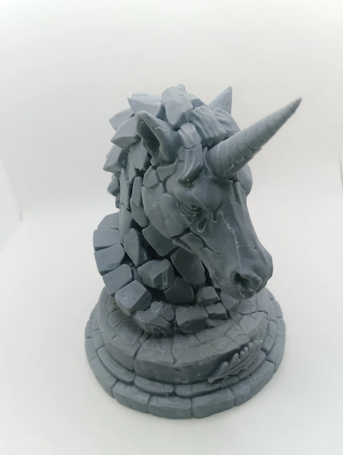Unicorn Fragment Sculpture Bust, photo 4 of 4 - Unicorn Fragment Sculpture Bust Art