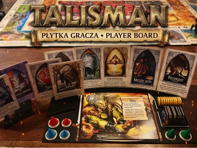 TALISMAN - premium player board 5th edition