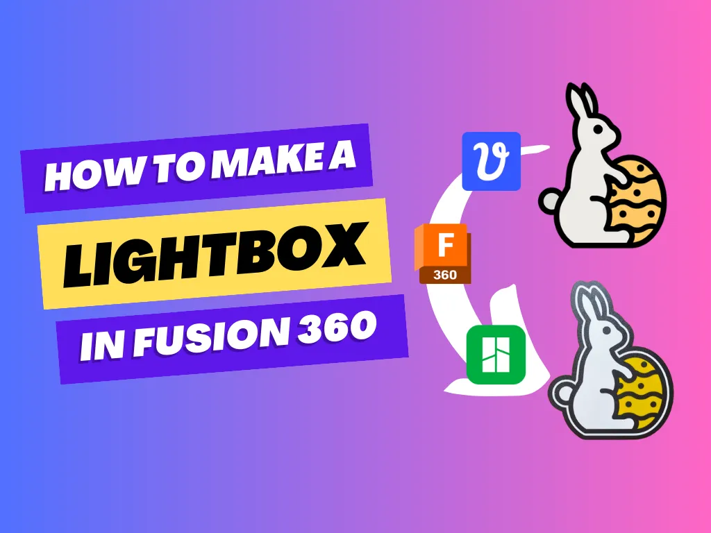 Lightbox Tutorial Easter Bunny Lightbox LED Lamp