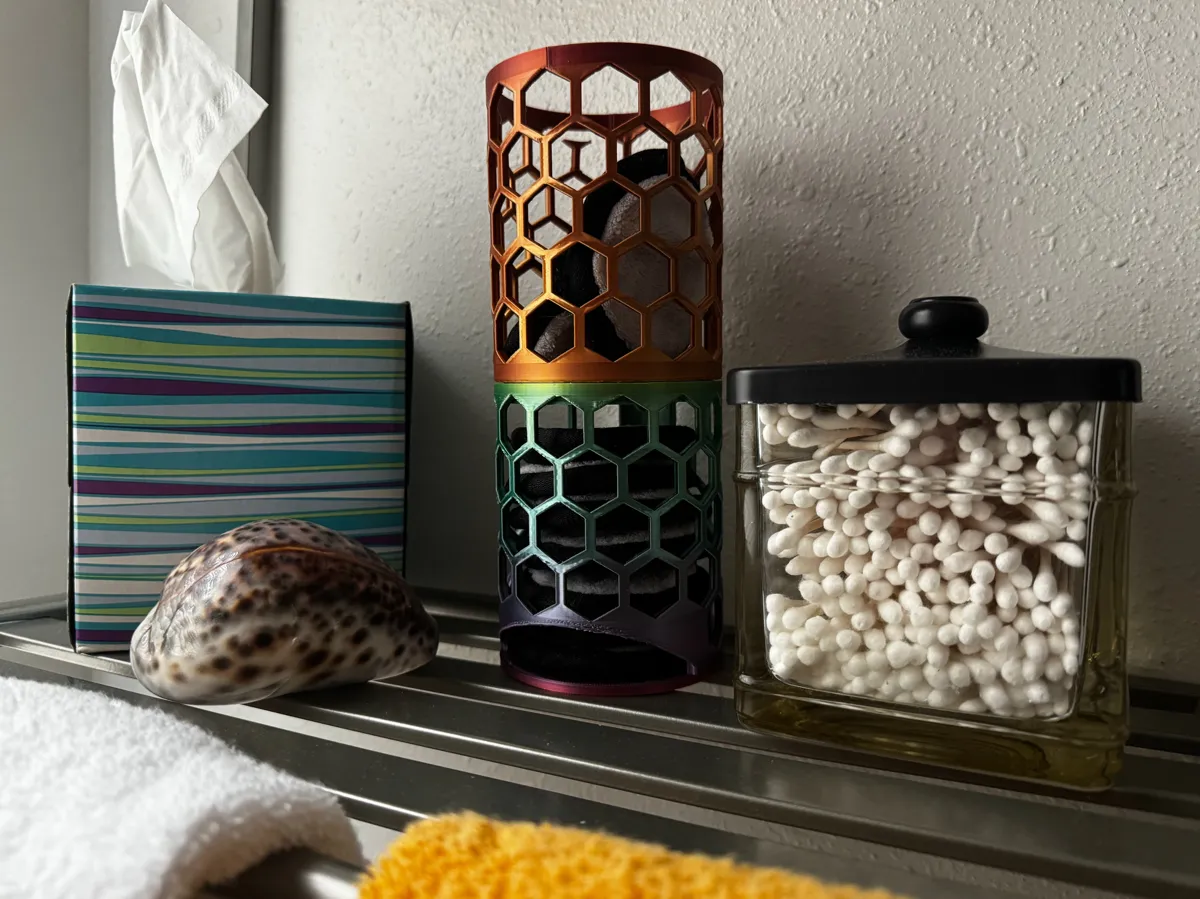 Microfiber Facial Pad Dispenser/Holder - Home Accents, in stock in India