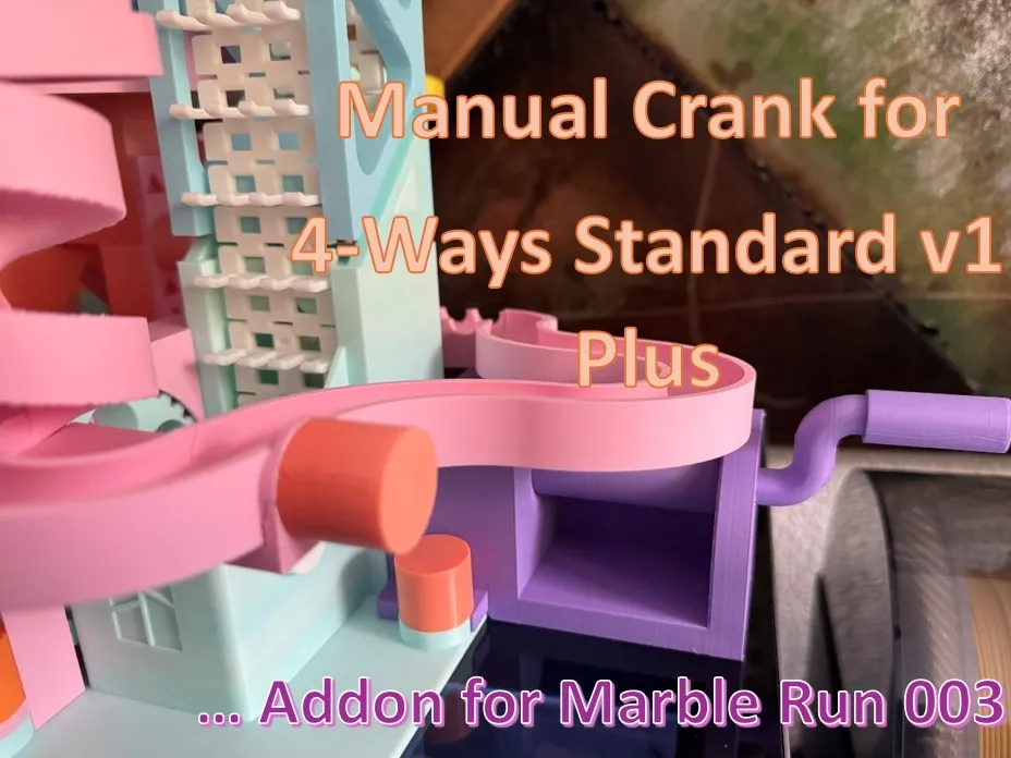 Crank for 4-Ways Standard v1 Plus - Marble Runs & Ball Tracks, in stock in India