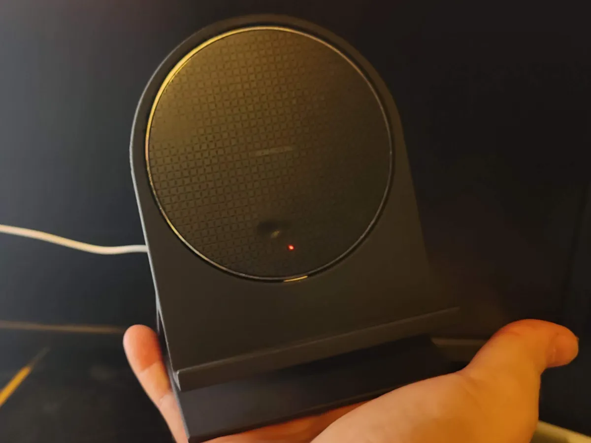 Phone Stand with Wireless Charger Cutout