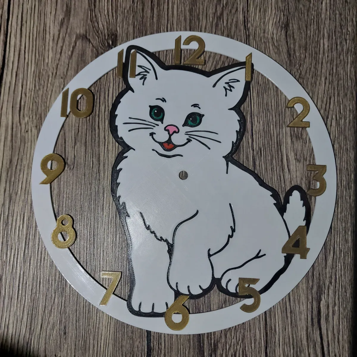 Cat clock