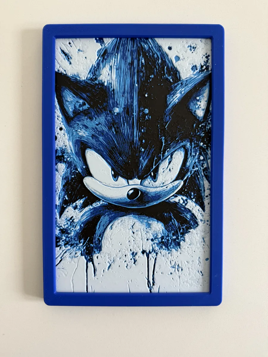 Sonic the Hedgehog Hueforge, photo 3 of 3 - Sonic the Hedgehog Hueforge Home Decor Items