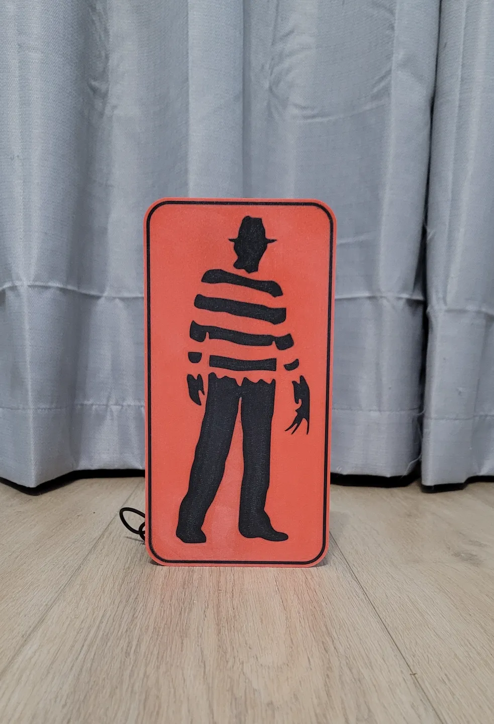 Freddy Krueger led light box Ready)