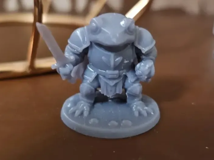 Frog Warrior miniature