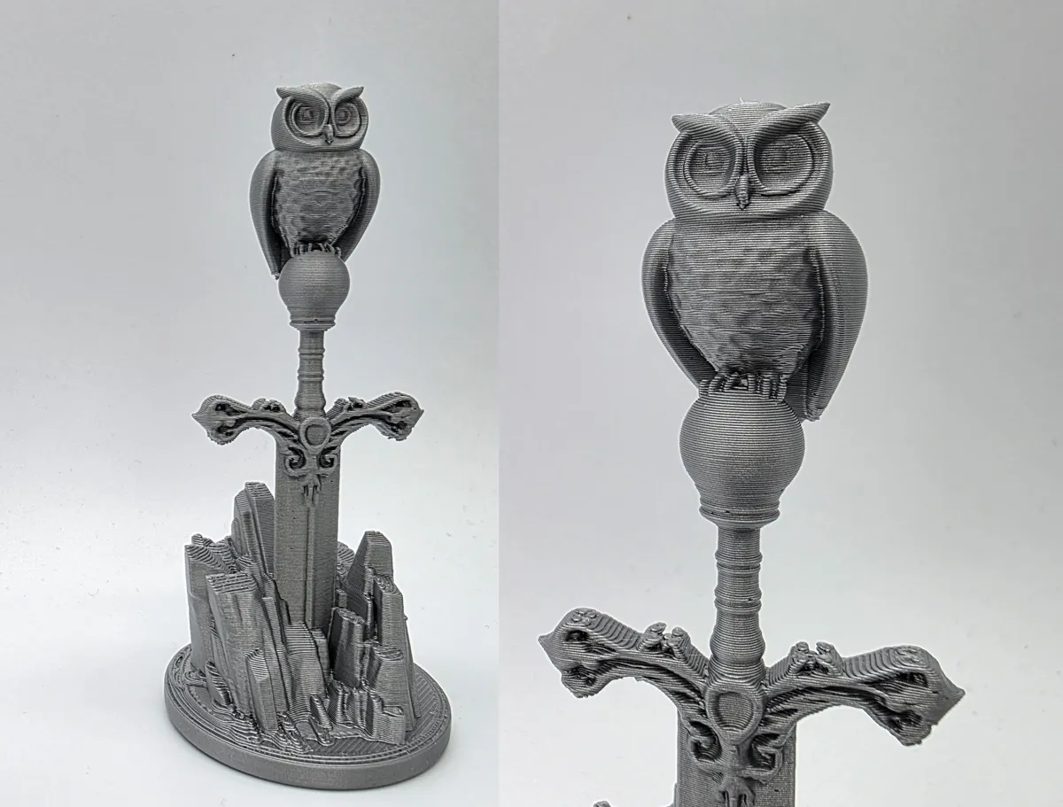 Owl on the Sword Miniature