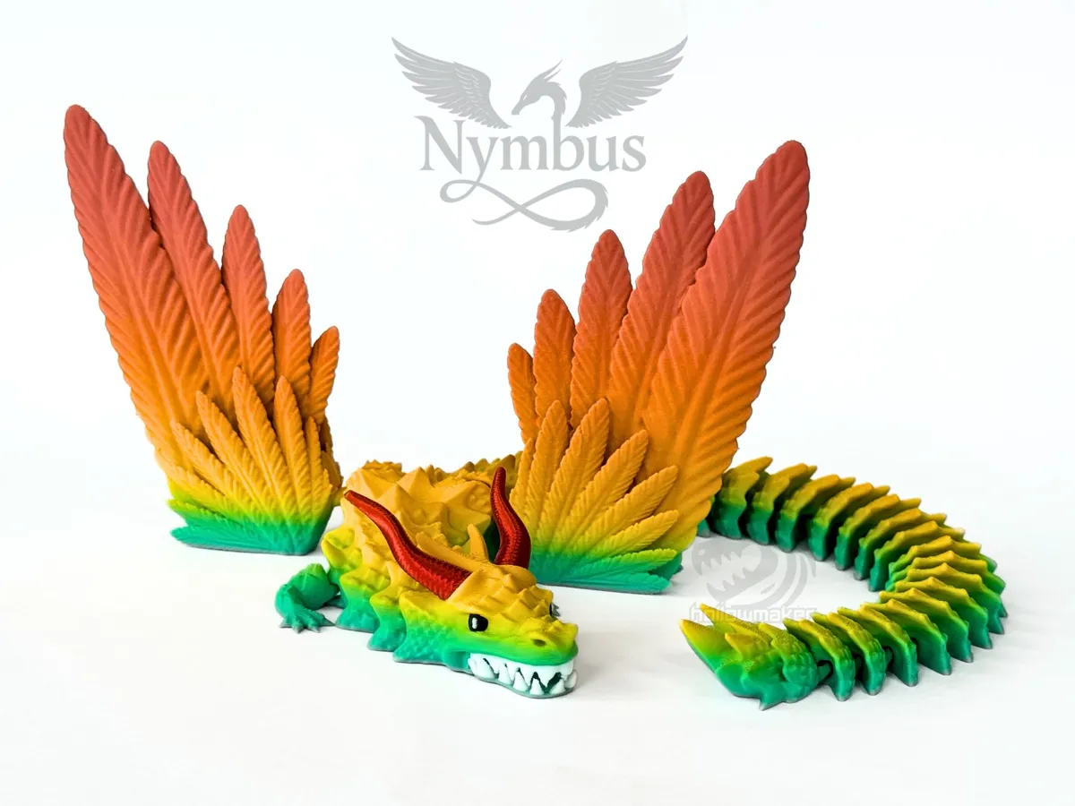 Winged Articulated Dragon, photo 3 of 4 - Winged Articulated Dragon Fidget & Sensory Toys