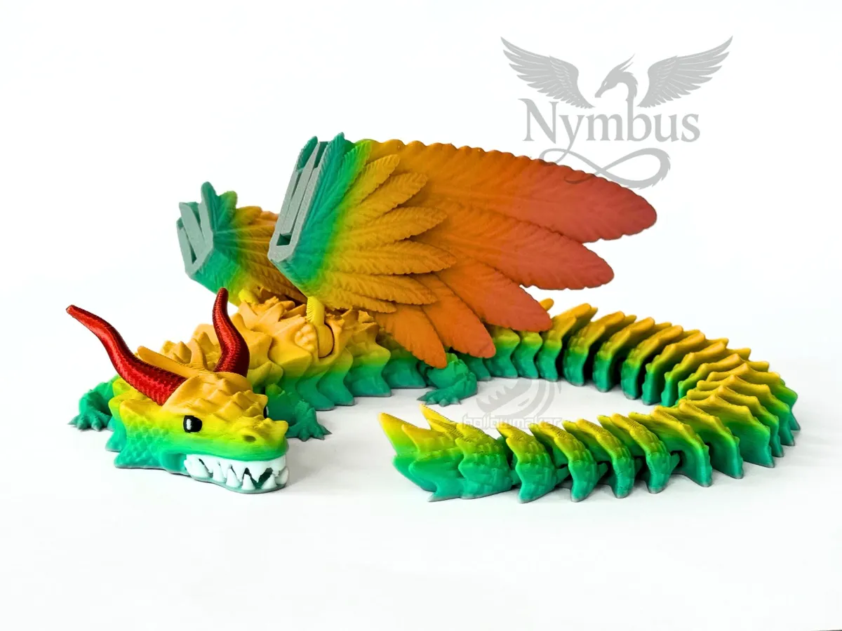Winged Articulated Dragon, photo 4 of 4 - Winged Articulated Dragon Fidget & Sensory Toys