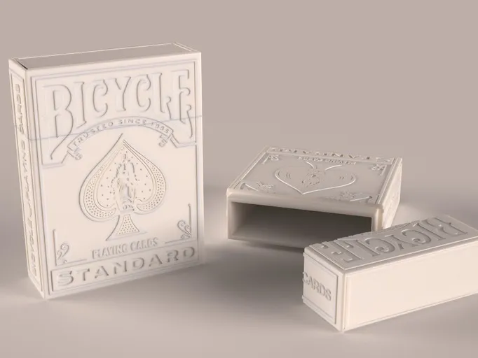 Bicycle playing cards box