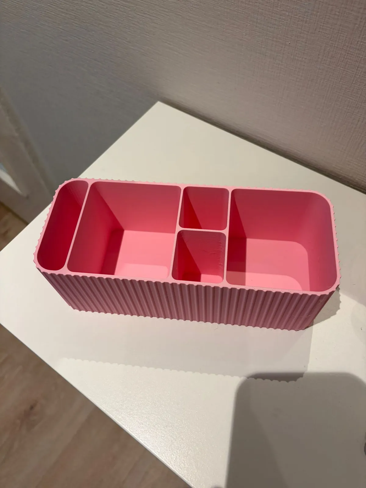 Ribbed Cosmetic Organizer, photo 3 of 4 - Ribbed Cosmetic Organizer Bath & Personal Care