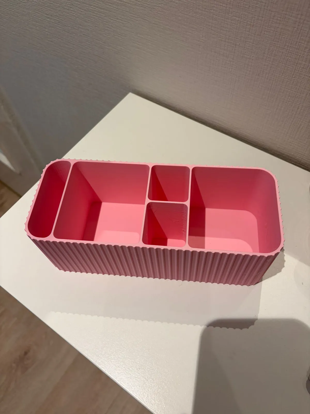 Ribbed Cosmetic Organizer, photo 4 of 4 - Ribbed Cosmetic Organizer Bath & Personal Care