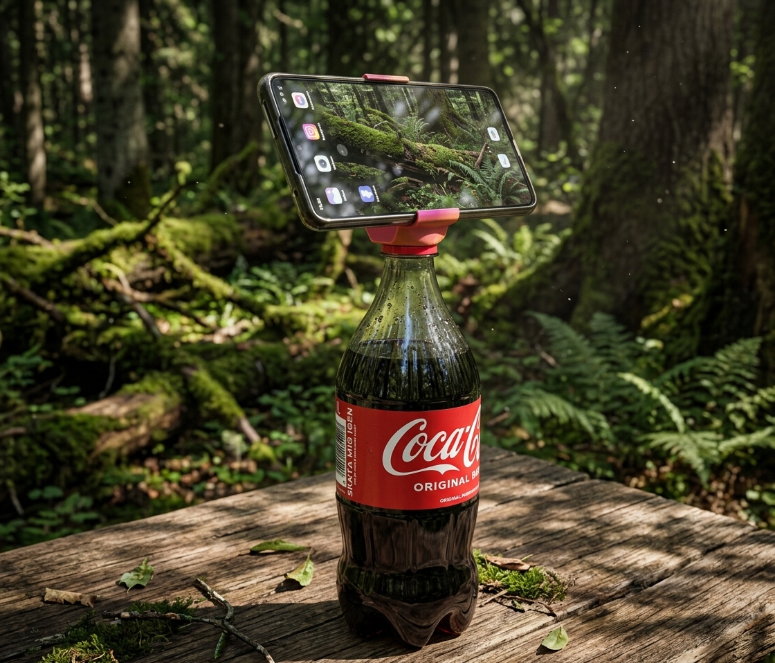 Camping Bottlecap Phone Mount- Exclusive, photo 3 of 4 - Camping Bottlecap Phone Mount- Exclusive Mobile & Device Accessories