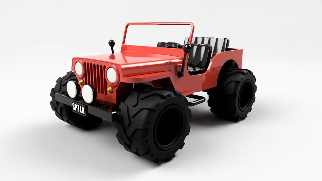 WILLYS JEEP - Model kit, photo 3 of 4 - WILLYS JEEP - Model kit Models, RC & Drones